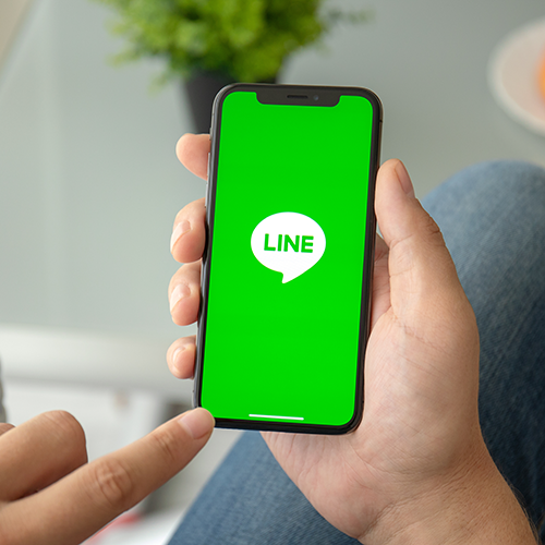 LINEでのやり取り